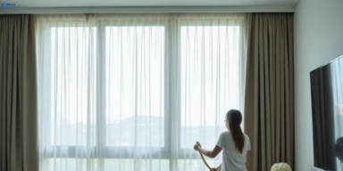 Delicate sheer drape cleaning geebung Matty Curtain Cleaning